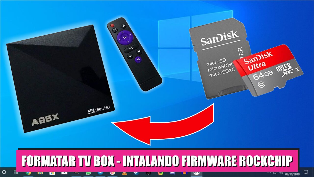 Formatar "tv box" via cartão sd!!!