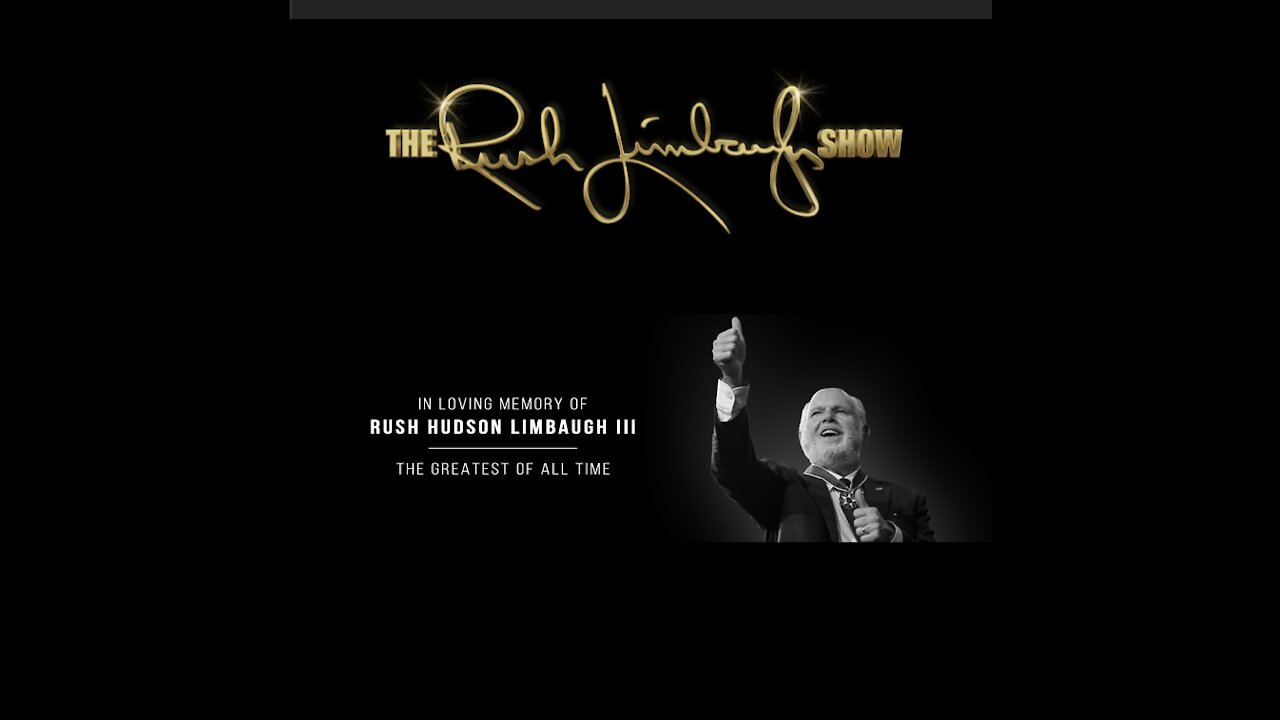 Rush Limbaugh A Legend