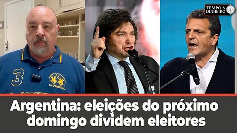 Argentina: eleições do próximo domingo dividem eleitores entre Milei e Massa