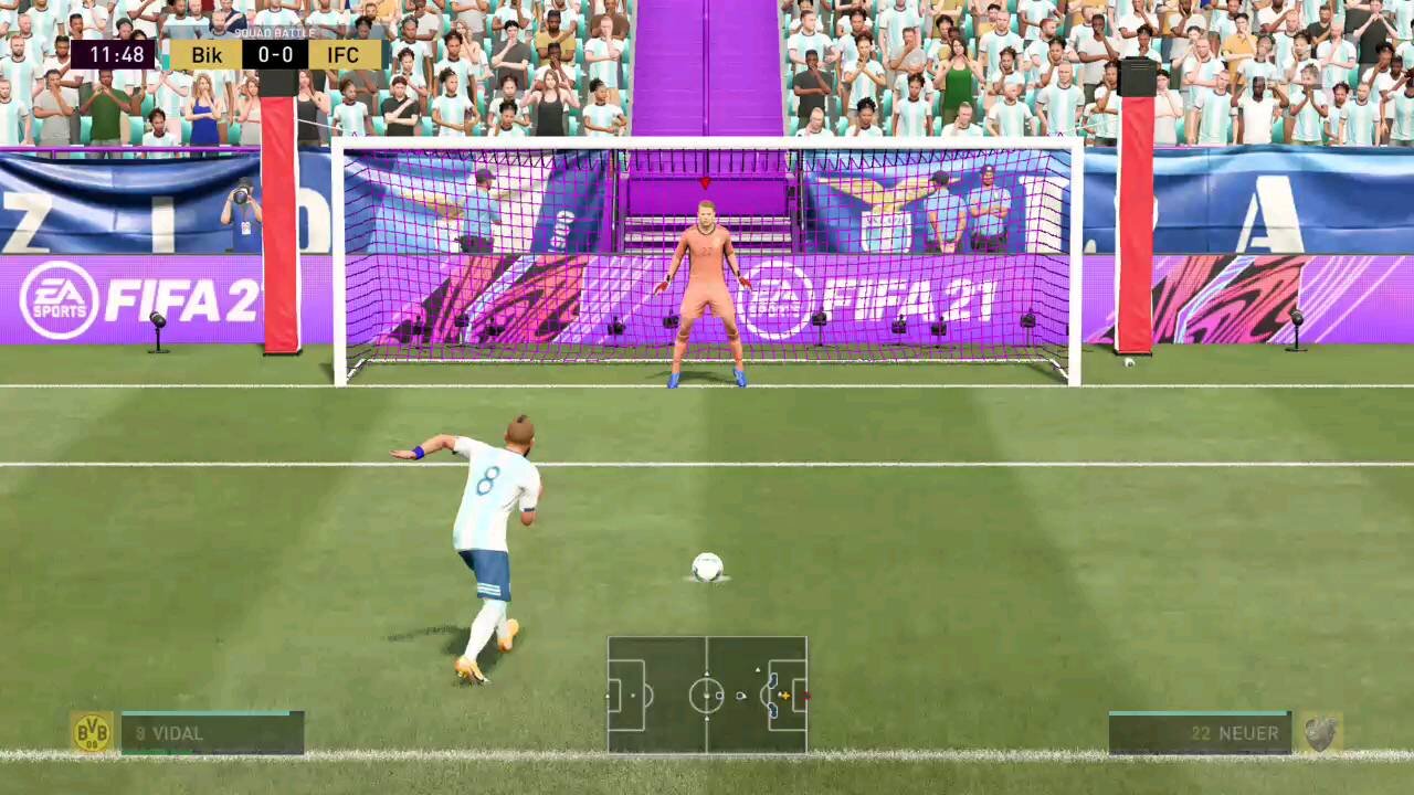 Fifa21 FUT Squad Battles - Manuel Neuer penalty save