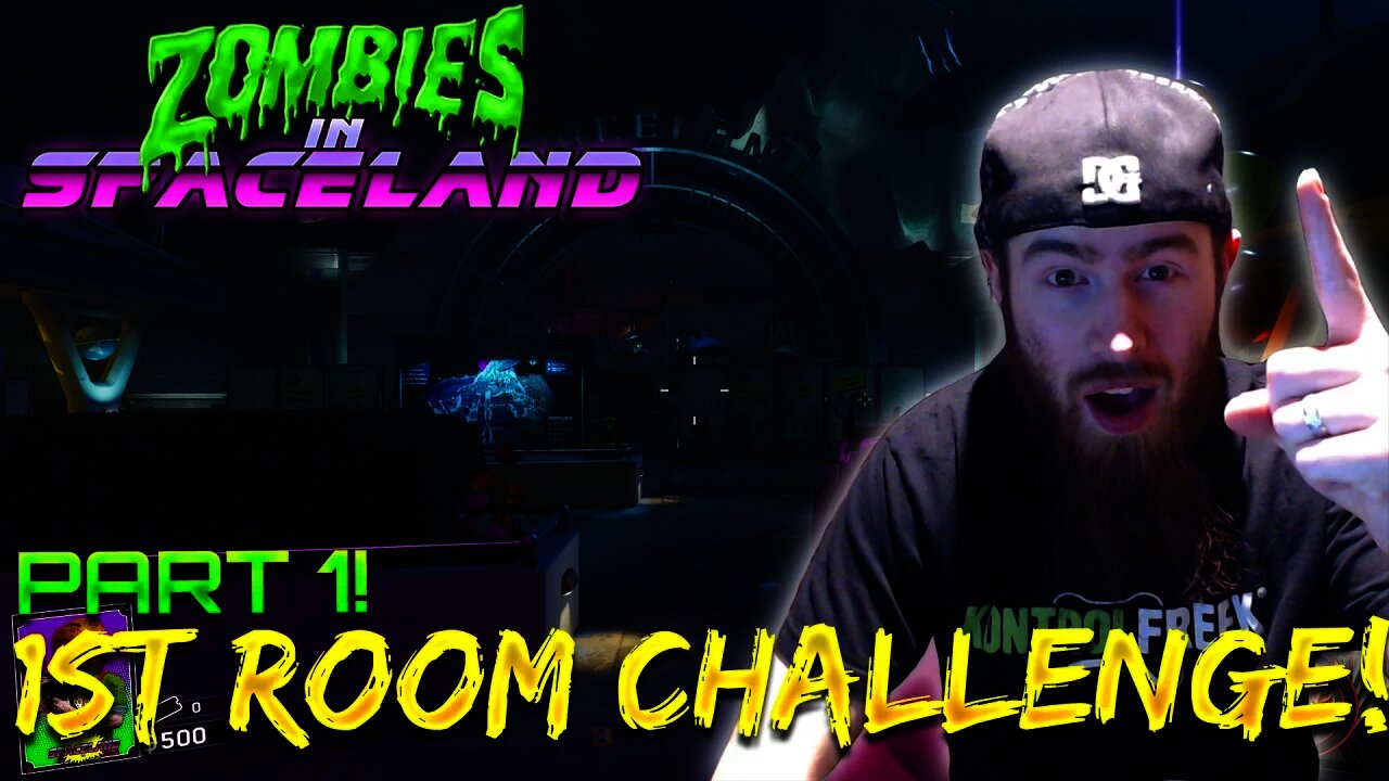 ZOMBIES IN SPACELAND FIRST ROOM CHALLENGE PART 1!! - Infinite Warfare Zombies Challenges