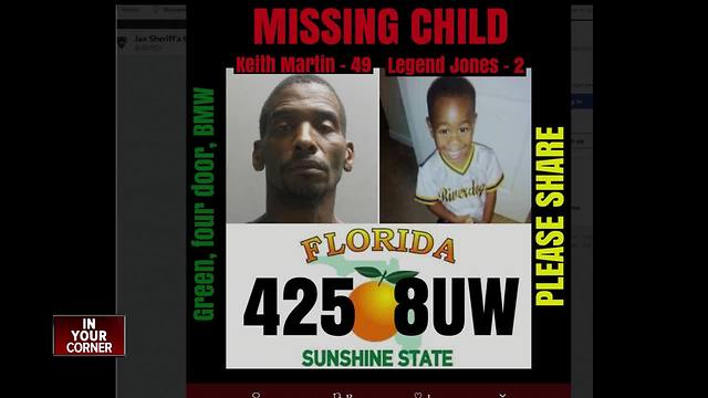 Missing Child Alert issued for 2-year-old Jacksonville boy