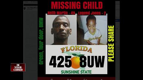 Missing Child Alert issued for 2-year-old Jacksonville boy