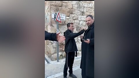 German priest should apologize for not accepting the "Holly Jewish Spit" in Jerusalem