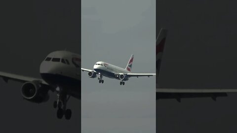 British Airways On Approach for Landing at Gibraltar #shorts