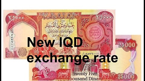 Iraqi Dinar update for 06/10/23 - The exchange rate is being considered