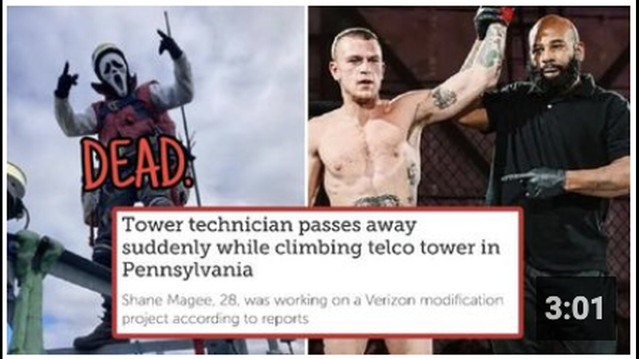 MMA ARTIST & TOWER TECH. DIES WHILE MODIFYING VERIZON ANTENNA!