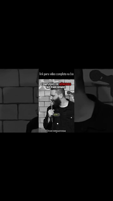 CONFUSÃO DE GÊNEROS NO PARQUINHO com Humberto Rosso