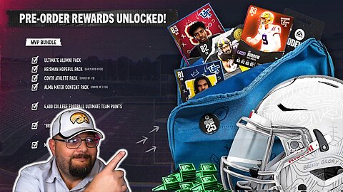 I opened my CUT MVP bundle packs : EA College Football 25 no money spent Episode 1