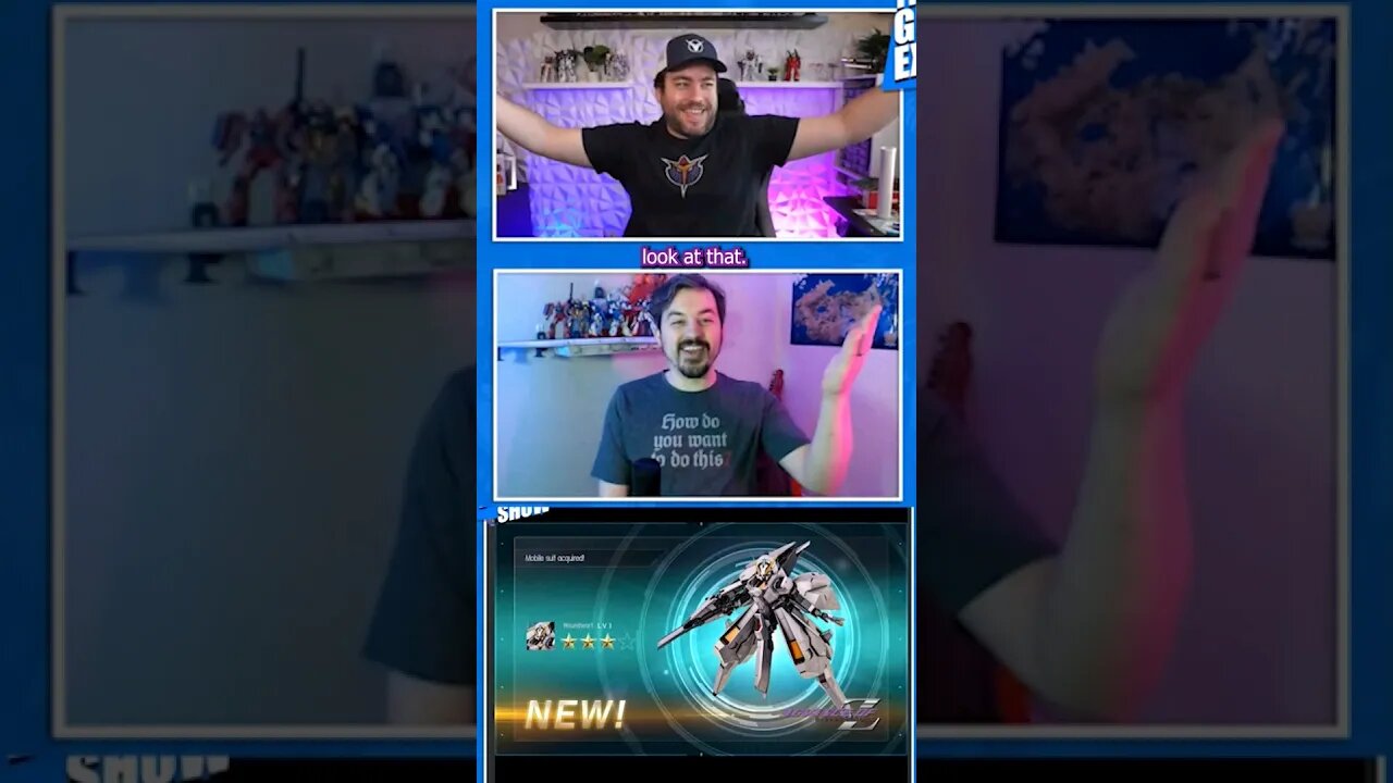 Lucky Roll Live on Stream! #gundam #gacha #lucky