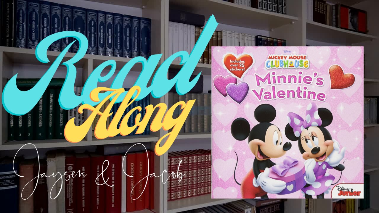 Mickey Mouse Clubhouse Read Along Story book | minnie Valentine | Read Aloud Story Books for Kids