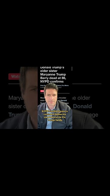 Donald Trump’s Sister Maryanne Trump Barry Dead at 86