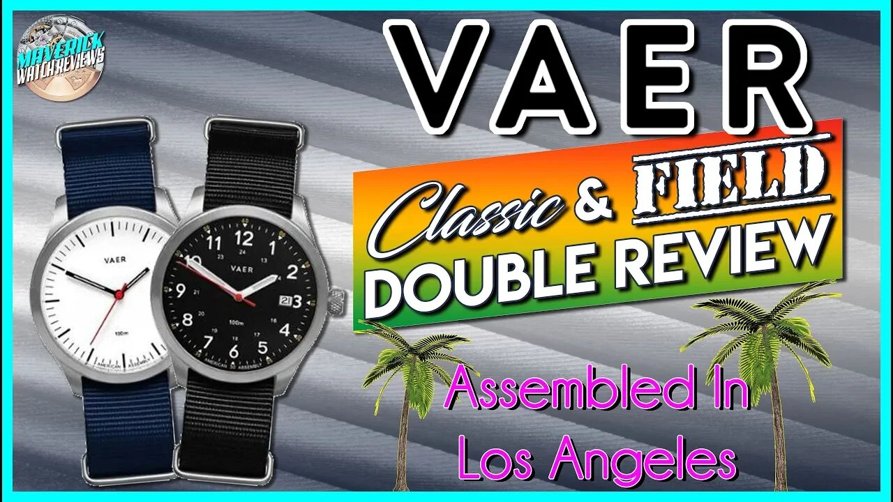 Great USA Microbrand! | VAER Field & Classic 100m Swiss Quartz Microbrand Unbox & DOUBLE REVIEW!