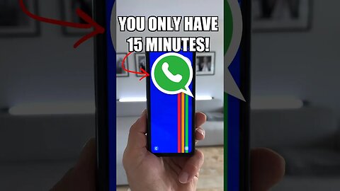 New WhatsApp feature disappears after 15 minutes! #shorts