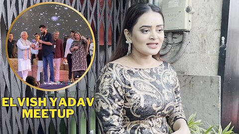 Bebika Dhurve Reaction on Elvish Yadav Fan's Meet Up | Abhishek Malhan Manisha Rani 😍🤩