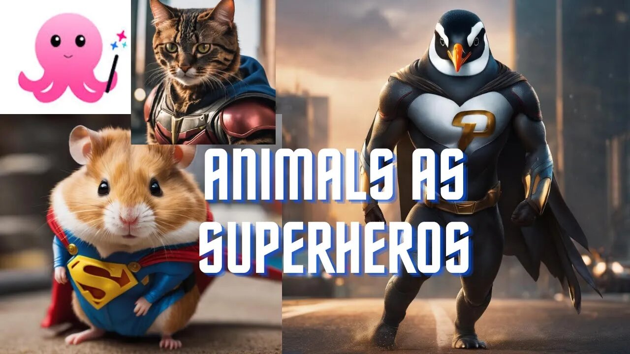 I TURNED ANIMALS INTO SUPERHEROS