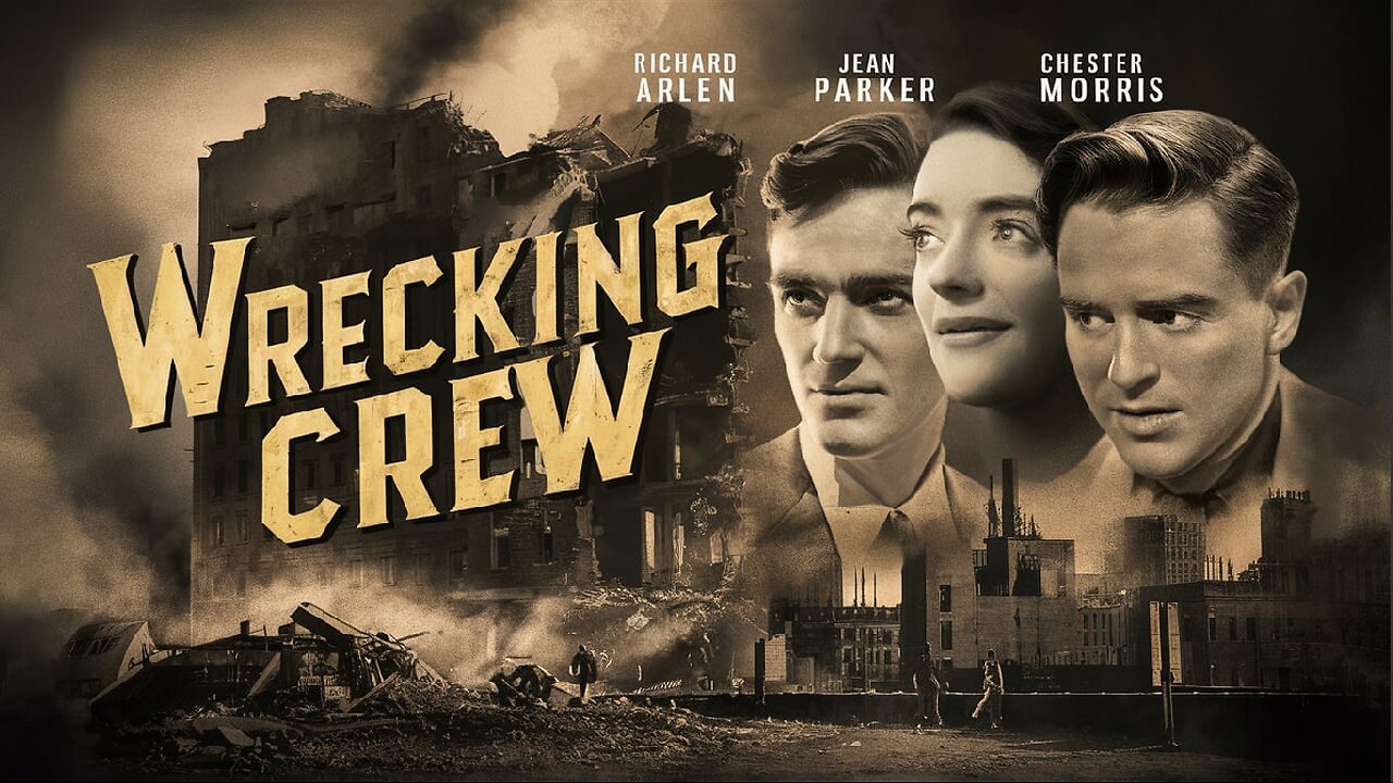 WRECKING CREW (1942) Richard Arlen, Chester Morris & Jean Parker | Drama | B&W