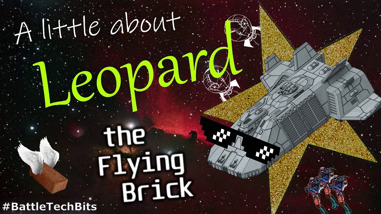 A little about BATTLETECH - Leopard-class DropShip, the Flying Brick