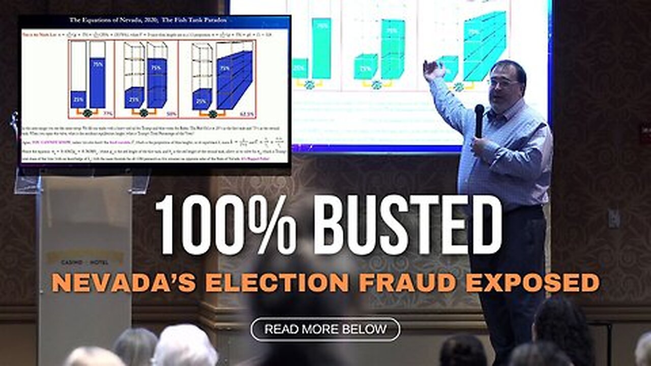 Ed Solomon, Robert Beadles: see Dominion's algorithm--NV election fraud exposed--100% Busted