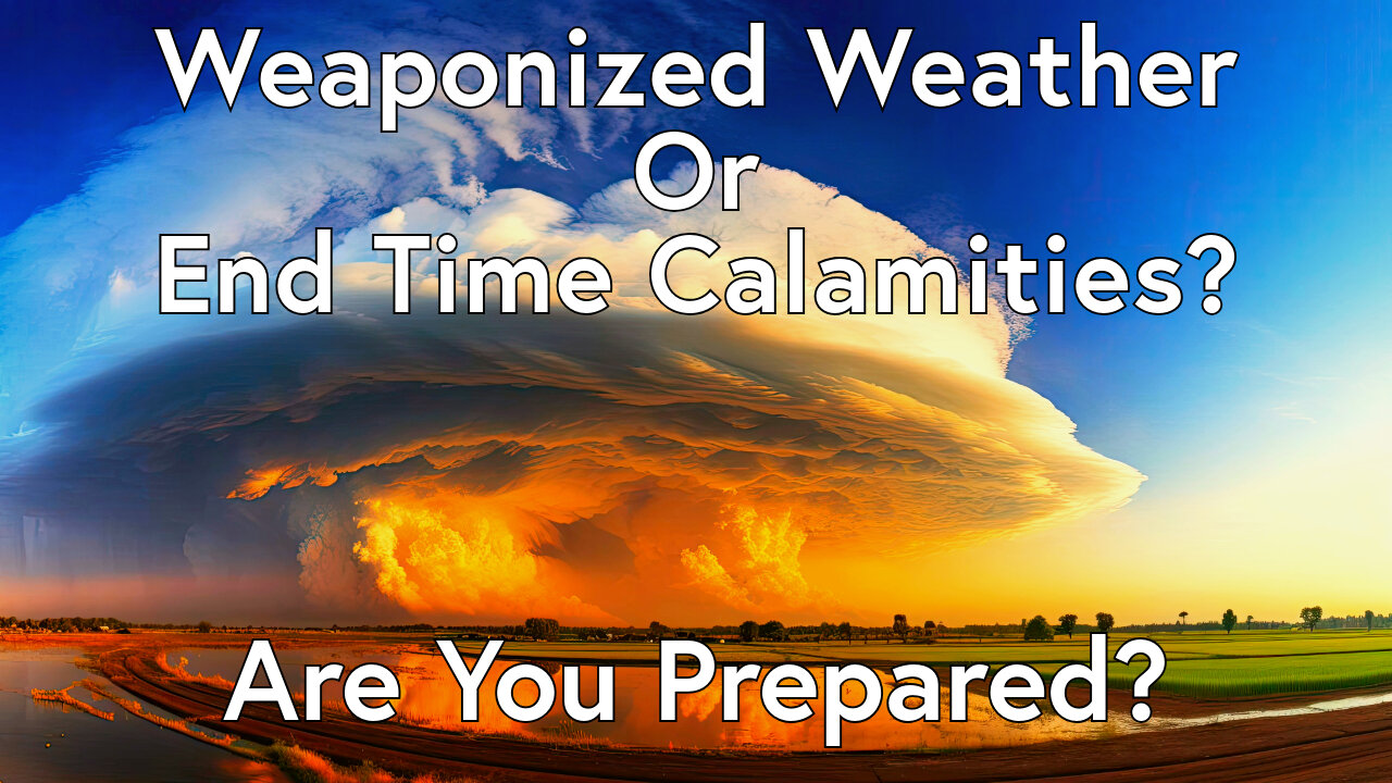 Weaponized Weather Or End Time Calamities? Truth Today 10-01-24