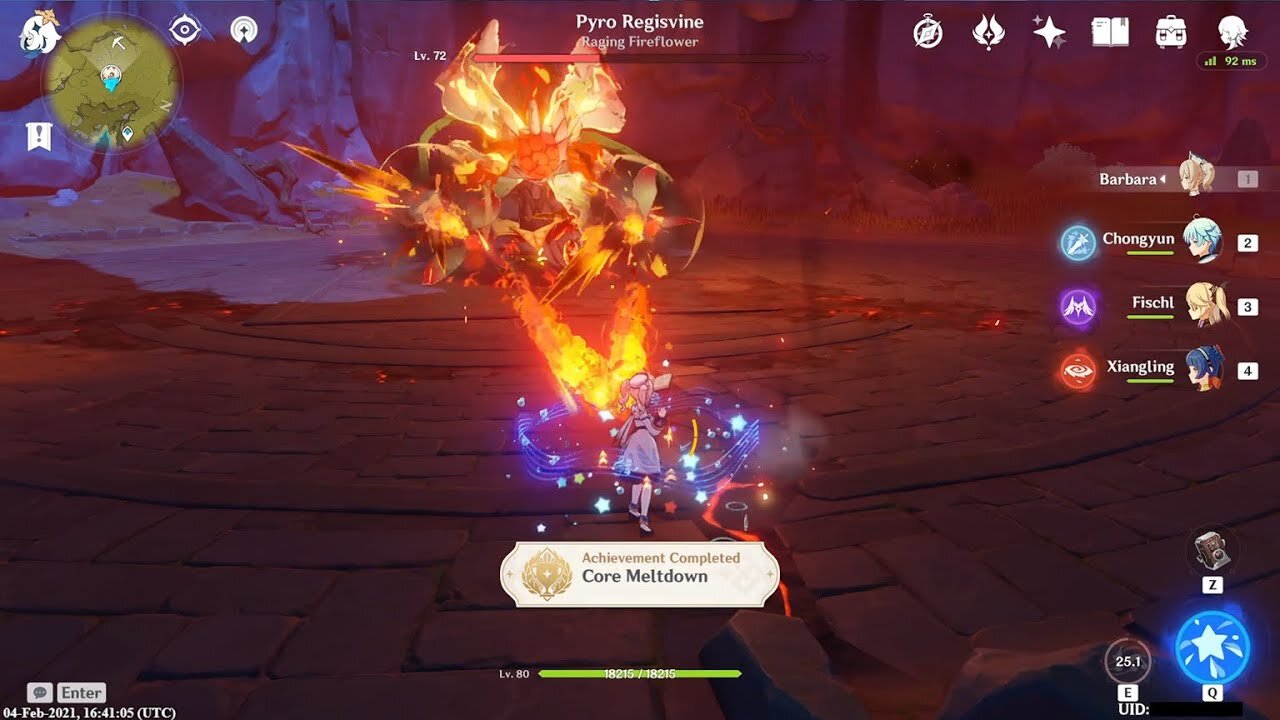 Core Meltdown Achievement :: Genshin Impact