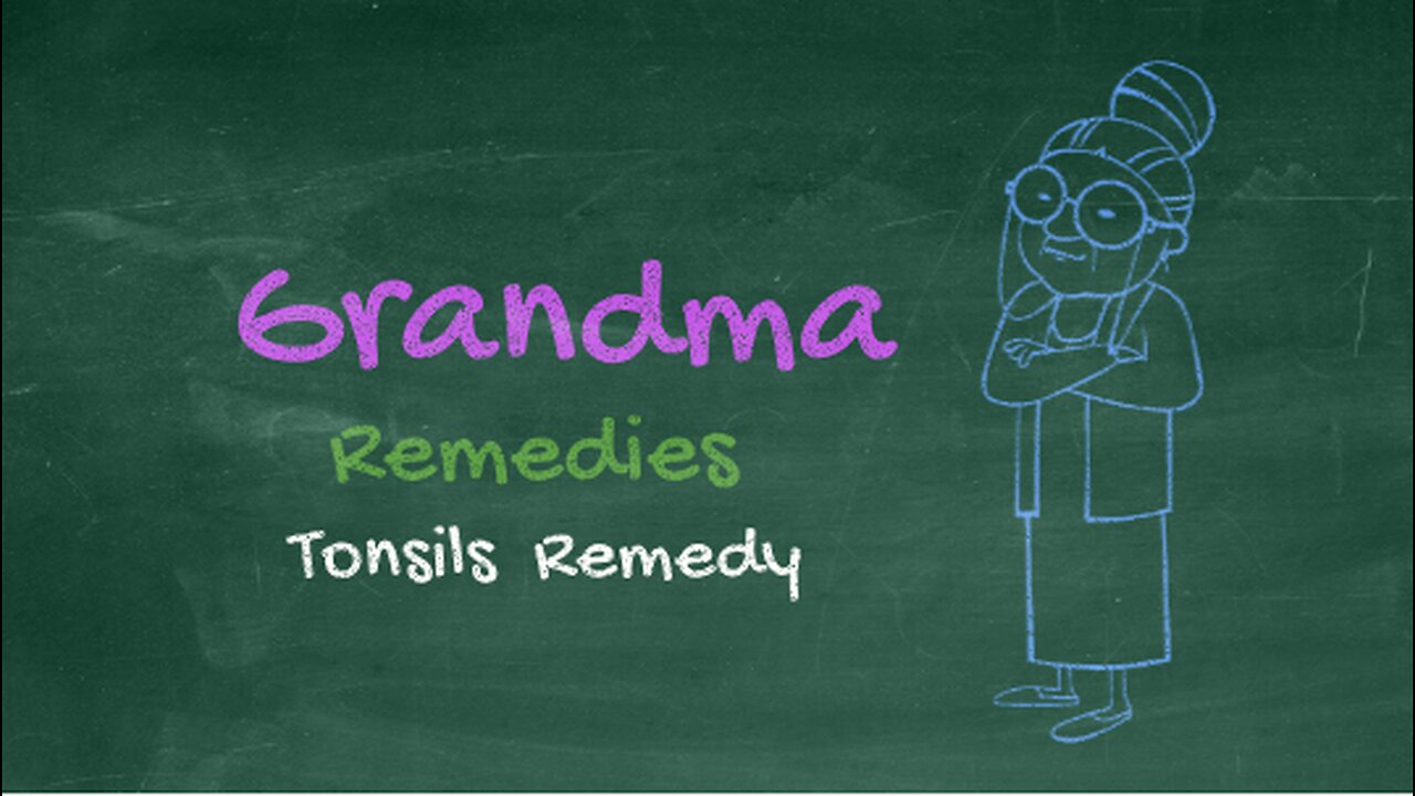 Grandma home remedy for tonsils - fast healing from tonsils