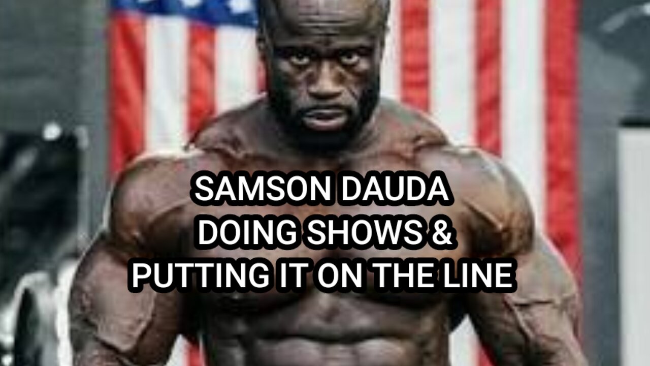SAMSON DAUDA ON THE MOVE DOING SHOWS