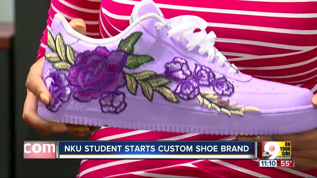 NKU student-entrepreneur makes the shoes of your sneakerhead dreams