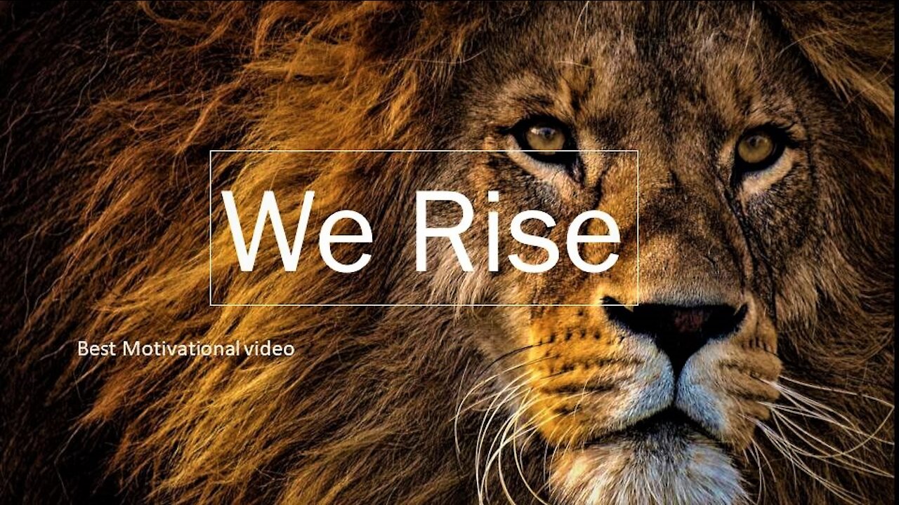 We Rise - Best Motivational Whatsapp Status Video