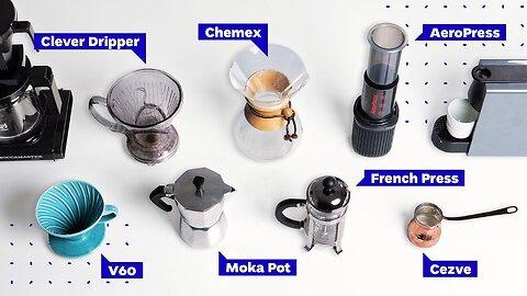 Coffee Brewing Methods: French Press vs Pour Over vs AeroPress and more!