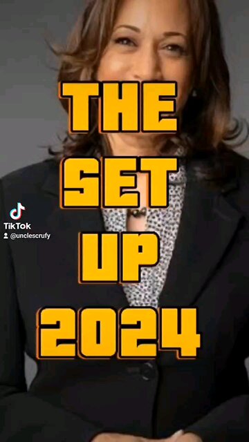 They are setting her up & your helping them. #Election2024 #KamalaHarris