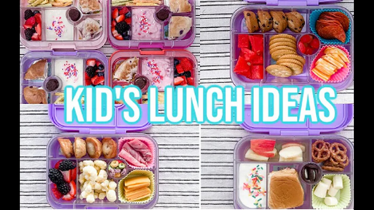 EASY LUNCH IDEAS FOR KIDS | WHAT'S IN MY KID'S LUNCHBOX?!