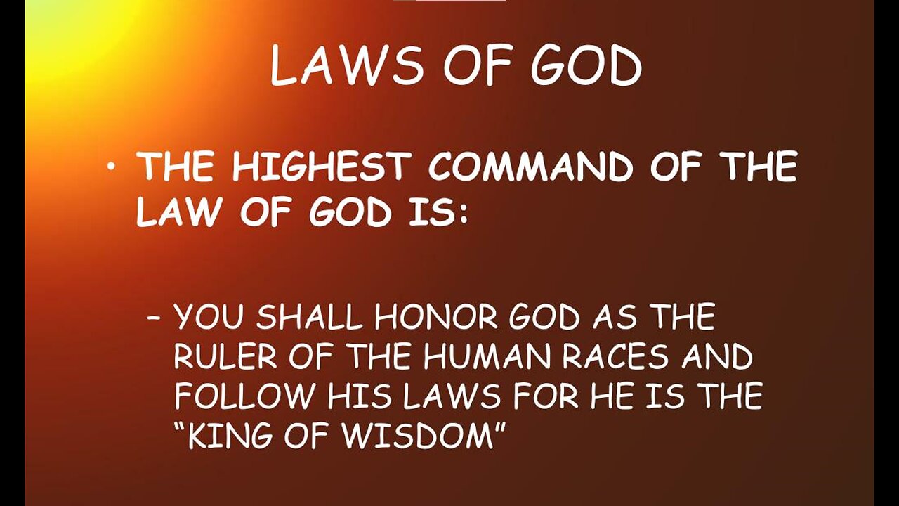 FOLLOW THE COMMANDMENTS LAWS & STATUTES OF GOD OR YOU WILL SUFFER AND DIE!!!!