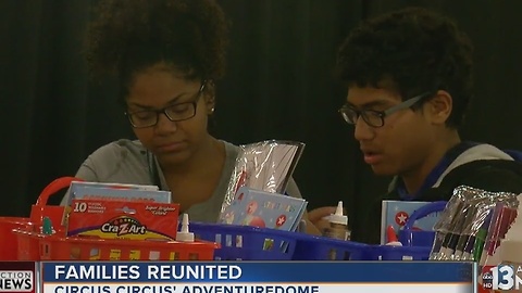 Siblings reunite for holidays at Adventuredome