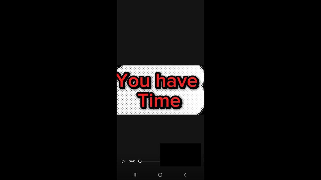 You have Time