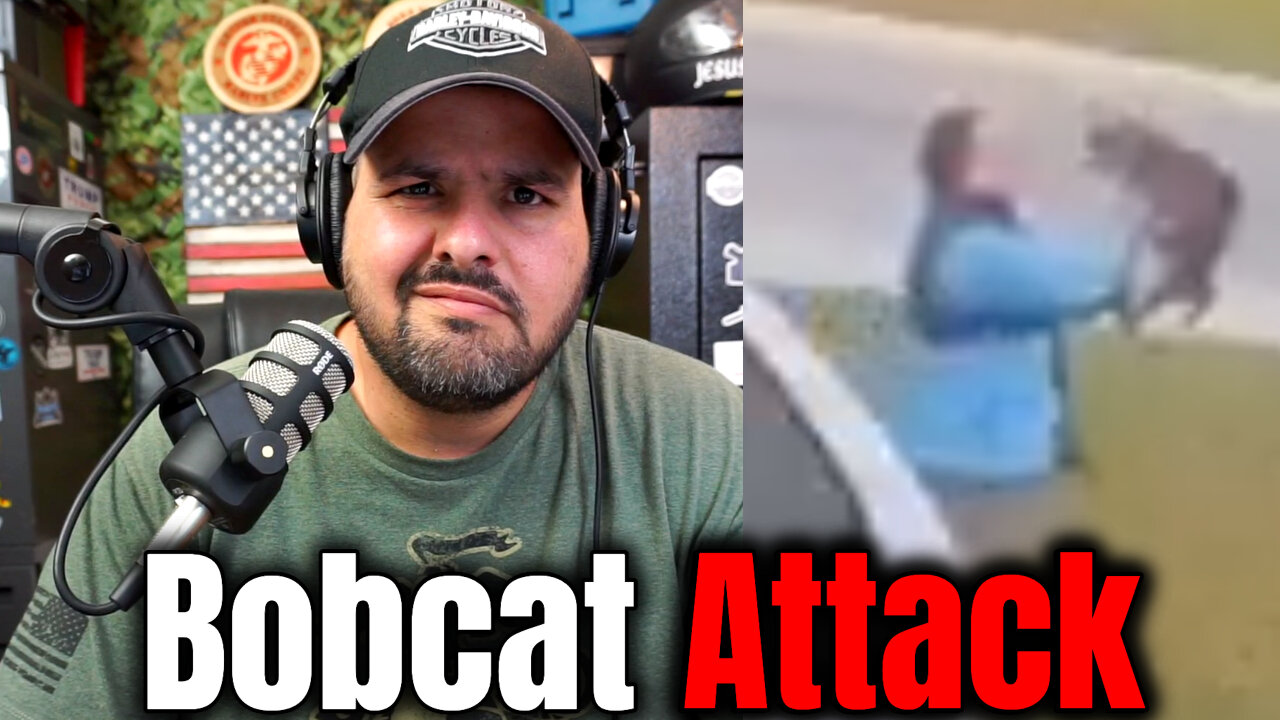 Man Defends His Wife from a Bobcat!