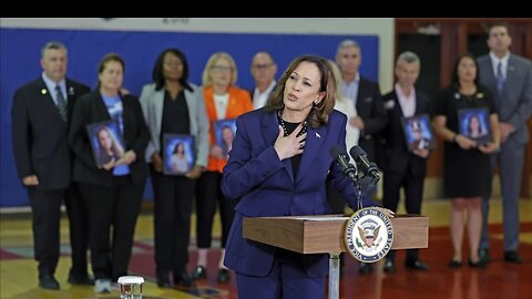 ‘Frozen in time.’Kamala Harris tours bloodstained building where 2018 Parkland massacre happened