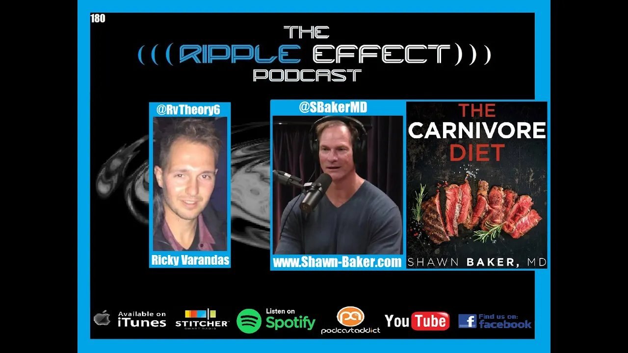 The Ripple Effect Podcast #180 (Dr. Shawn Baker | The Carnivore Diet)