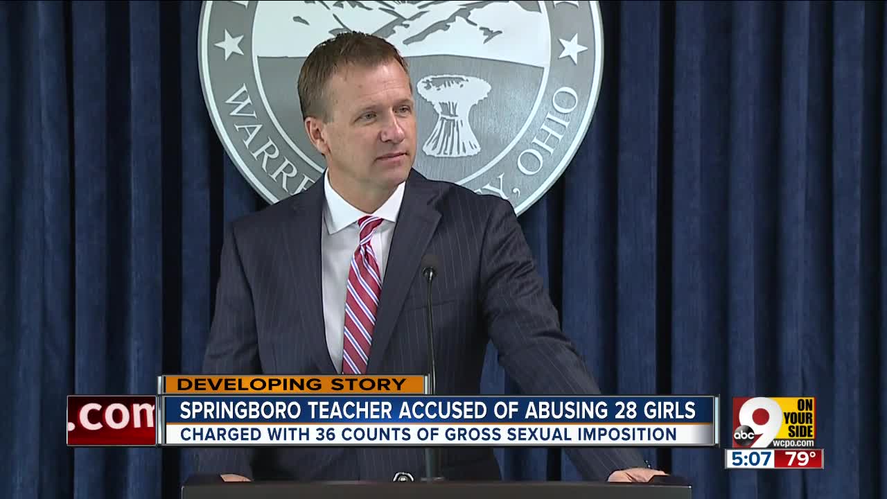 Prosecutor: Springboro PE teacher sexually abused, groomed 28 girls