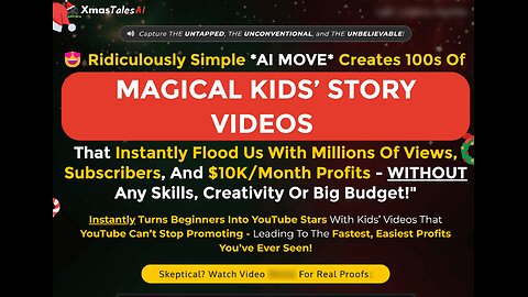 XmasTales AI Review: Create unlimited Christmas and kids' story videos and Unlock millions of views