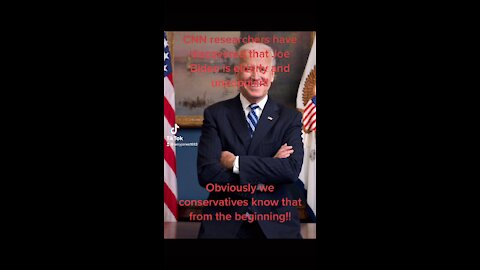CNN finally realized Biden is unfit for President!!