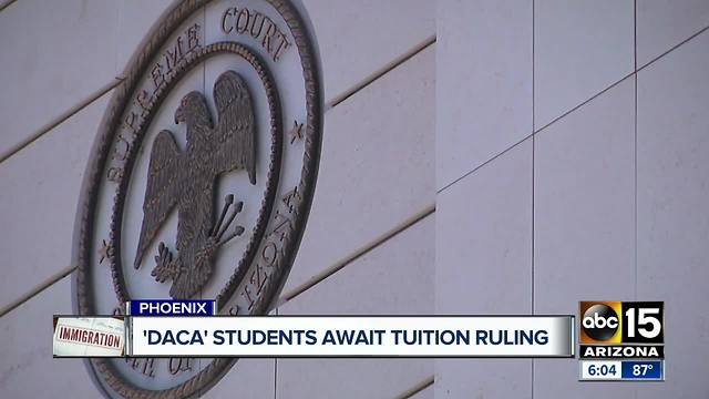 DACA students in Arizona await tuition ruling