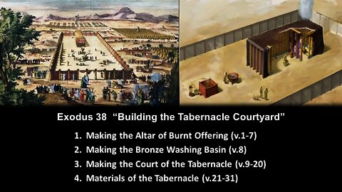 Exodus 38 “Building the Tabernacle Courtyard” - Calvary Chapel Fergus Falls