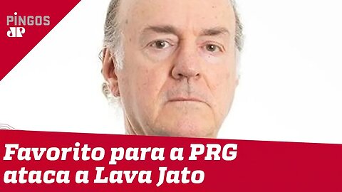 Novo favorito à PGR ataca Lava Jato