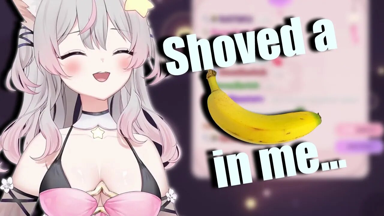 Anny Practiced With a Banana