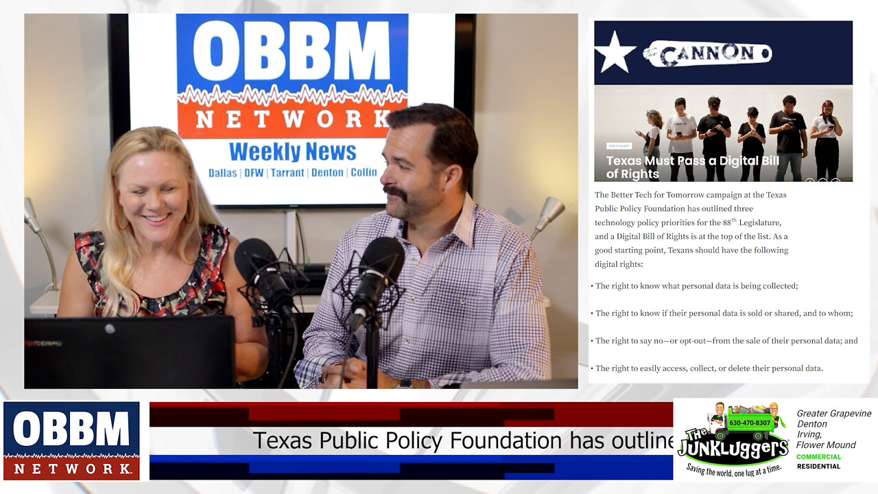 Texas Digital Bill of Rights on OBBM Network Weekly News