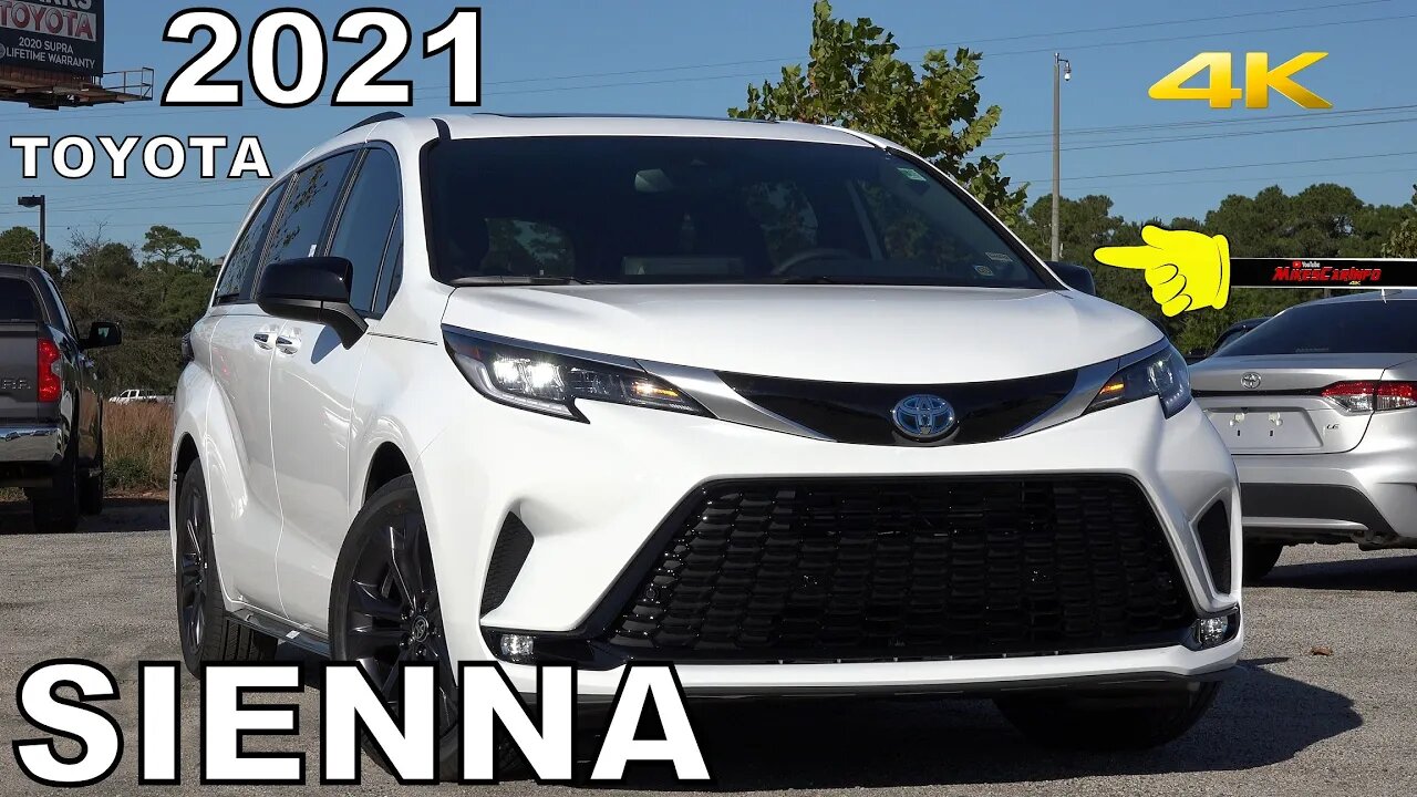 2021 Toyota Sienna XSE Hybrid - Ultimate In-Depth Look in 4K