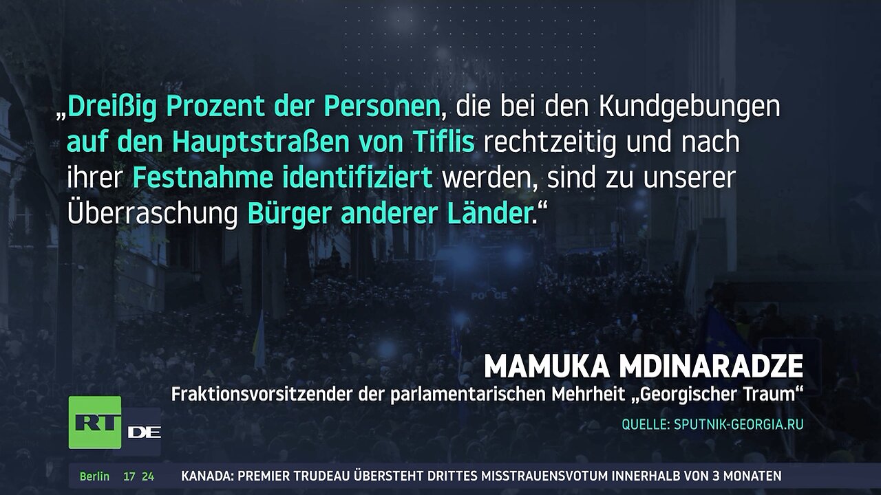Gewalttätige Proteste in Georgien: Organisiert aus dem Ausland?