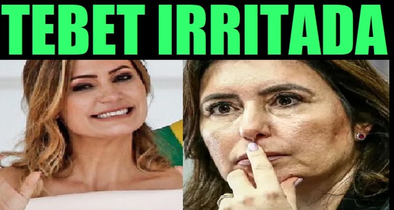 SIMONE TEBET PREOCUPADA COM PROPAGANDA DA MICHELLE BOLSONARO 🤣