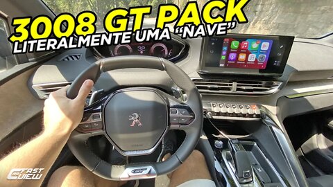 TEST DRIVE NOVO PEUGEOT 3008 GT PACK 1.6 TURBO 2022! SUV LUXUOSO E ESTILOSO QUE EU TERIA Fastcarview